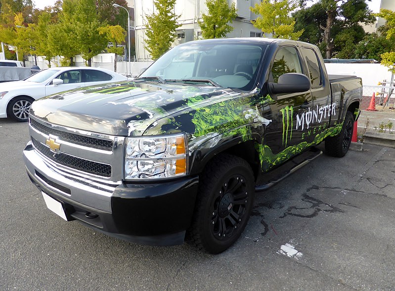 Monster vehicle wraps in Fountain Valley, California