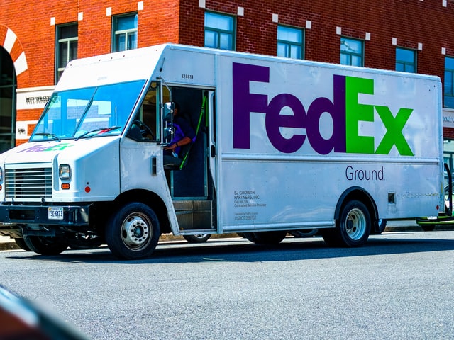 Commercial fleet wraps and graphics for FedEx in Orange County