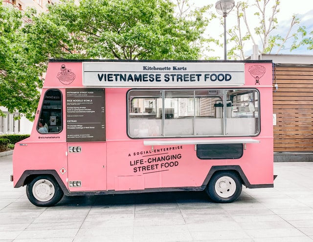 Street food fleet vehicle wraps