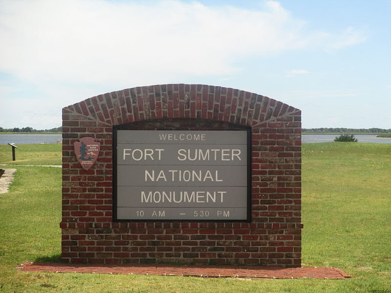 Fort Sumter Architectural Monument Signs in California