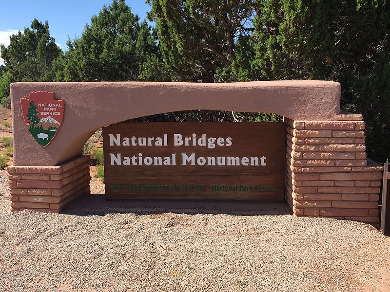 Natural Bridges best monument signage