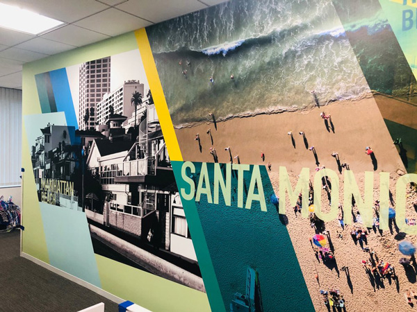 Custom 3D Modern Wallpaper Murals for Office in California