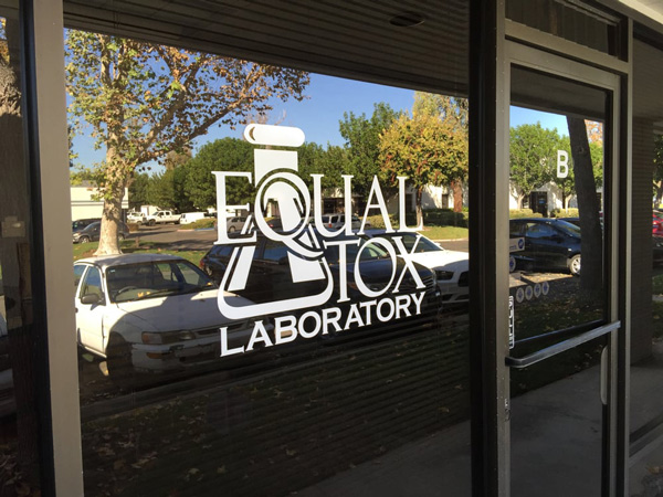 Custom Door Signs for Equal Tox Laborator