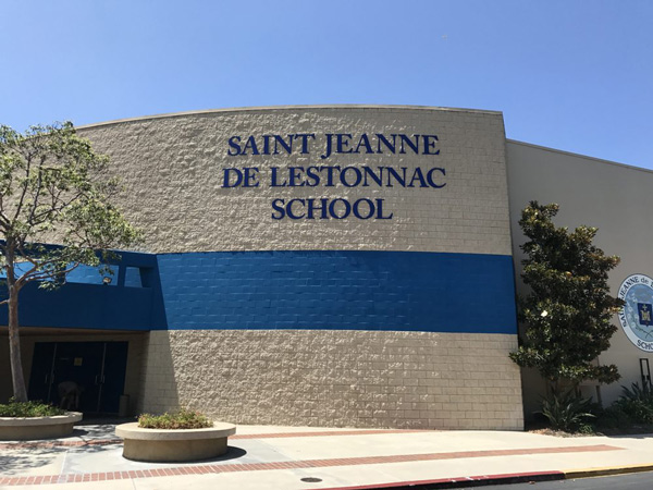 Large Exterior Channel Letter Signs for School in California