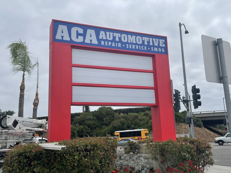 ACA Automotive Monument Signs for Business in Huntington, CA