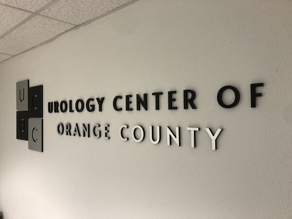 Metal Signs for Urology Center of Orange County