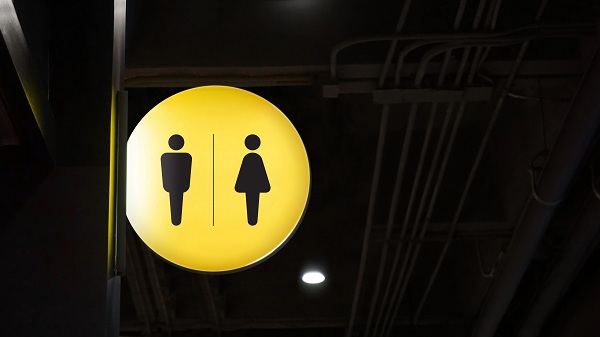 illuminated bathroom signs in Orange County