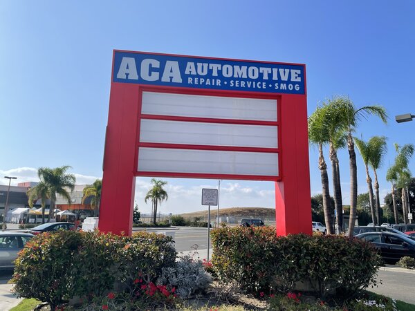 ACA Automotive Large Pylon Signs for Advertisement 