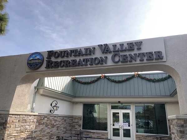 Large Channel Letters for Fountain Valley Recreation Center 