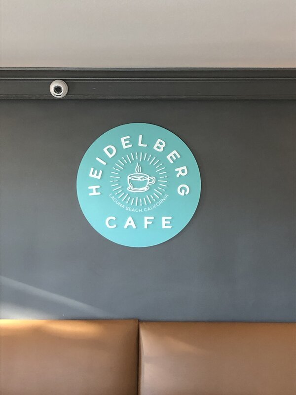 Heidelberg Café Custom Signs  