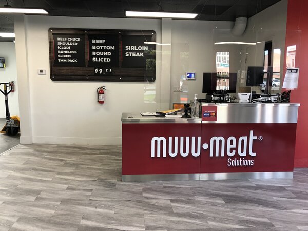 Muuu Meat Reception Signs in Fountain Valley, CA 