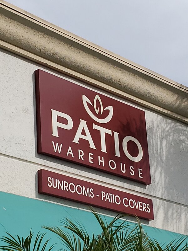 Patio Warehouse Outdoor Signs in Orange County, CA 