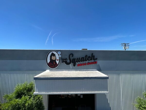 Building Sign for Dr Squatch By VizComm Signs