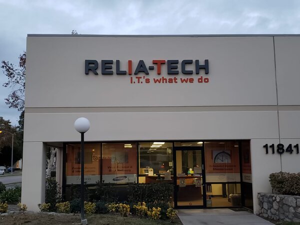 RELIA-TECH Store Front Channel Letters in Orange County