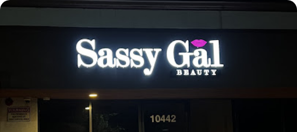Sassy Gal Led Lighted Letters Orange County
