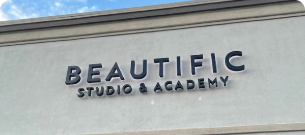 Custom Channel Letter Sign For BEAUTIFIC In Orange County