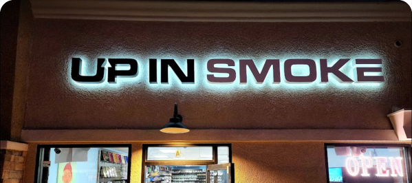Custom Led Signs For Up In Smoke