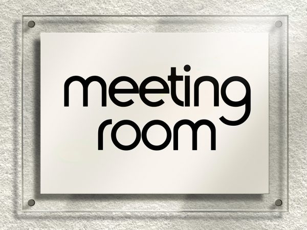 Meeting Room Acrylic Office Door Signs