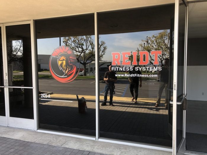 Outdoor business signs for REIDT in Orange County, CA